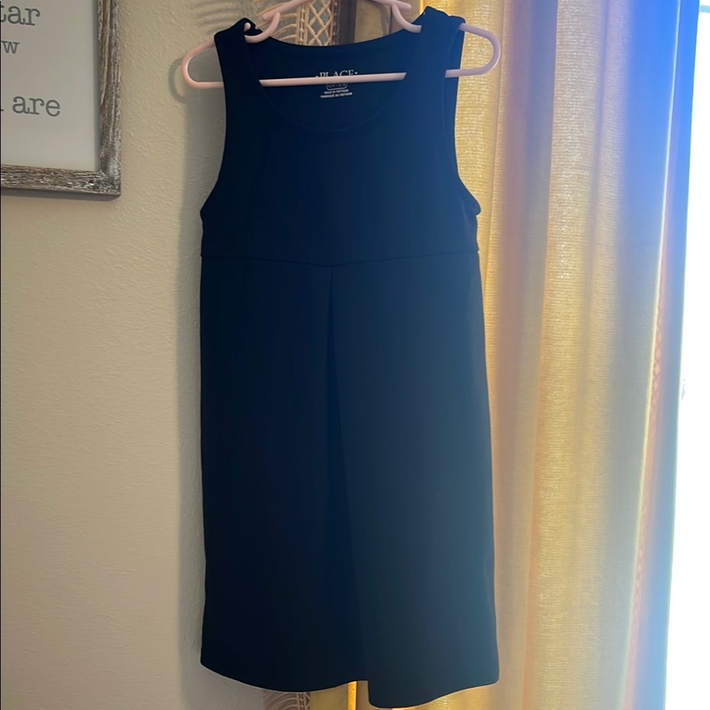 Black Pleated Tank Dress S 5/6